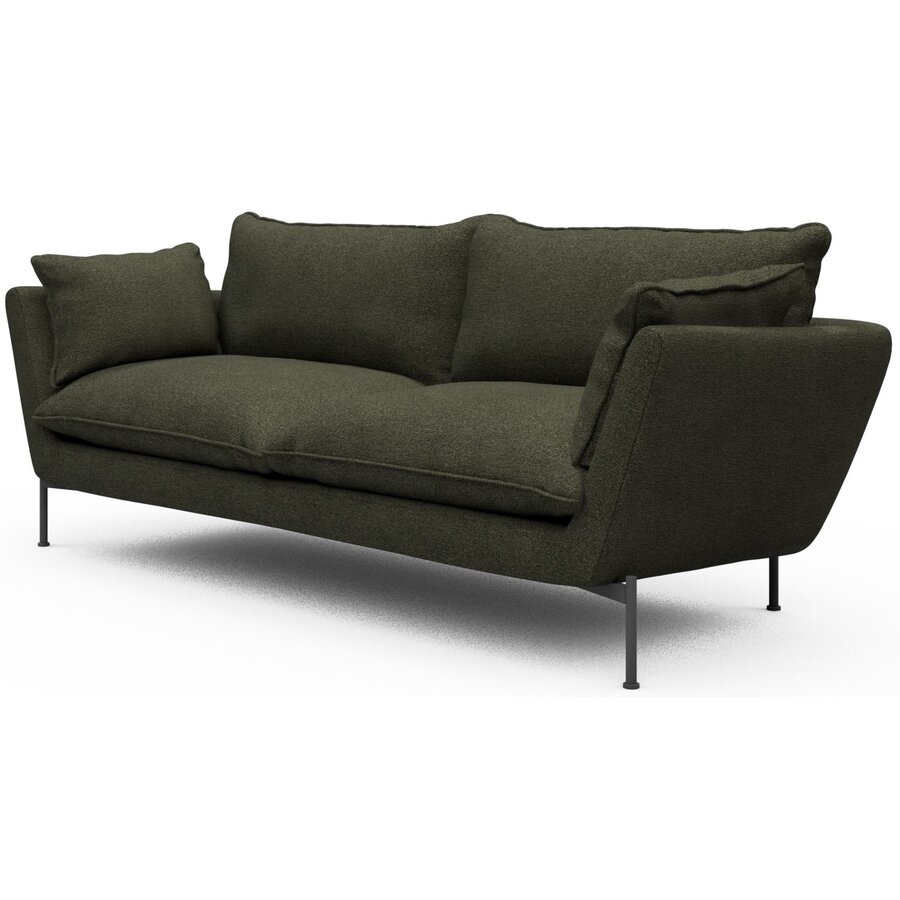 Hasle 3-zits Bank Lux Bosgroen Bouclé Hasle 3-zits Bank Lux Bosgroen Bouclé