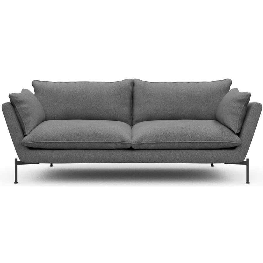 Hasle 3-zits Bank Lux Grijs Bouclé Hasle 3-zits Bank Lux Grijs Bouclé