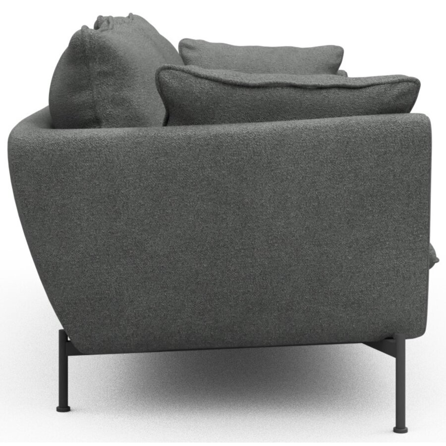 Hasle 3-zits Bank Lux Grijs Bouclé Hasle 3-zits Bank Lux Grijs Bouclé