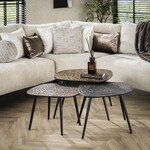 Davidi Design Patina Vierhoekige Salontafel Set van 3 Davidi Design Patina Vierhoekige Salontafel Set van 3