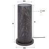 Koker Mesh Tafellamp 3L Artic Zwart
