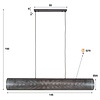 Koker Mesh XL Hanglamp Artic Zwart 7L