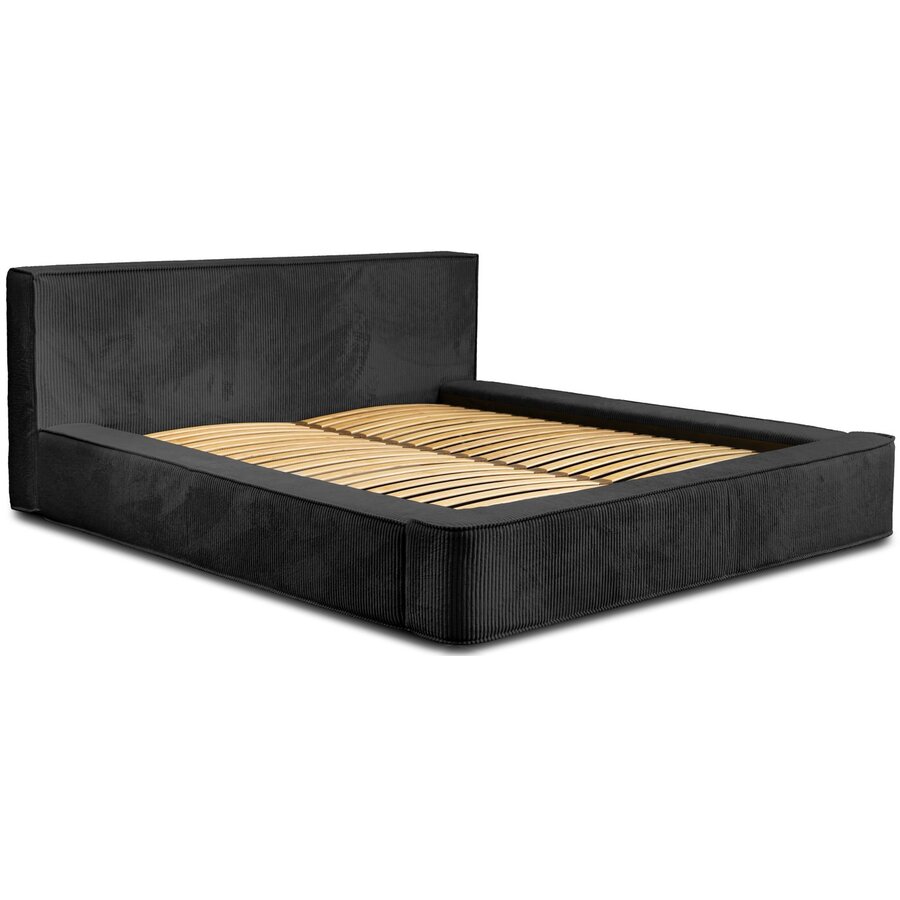 Harmon 140x200 cm Gestoffeerd Bed Zwart Harmon 140x200 cm Gestoffeerd Bed Zwart