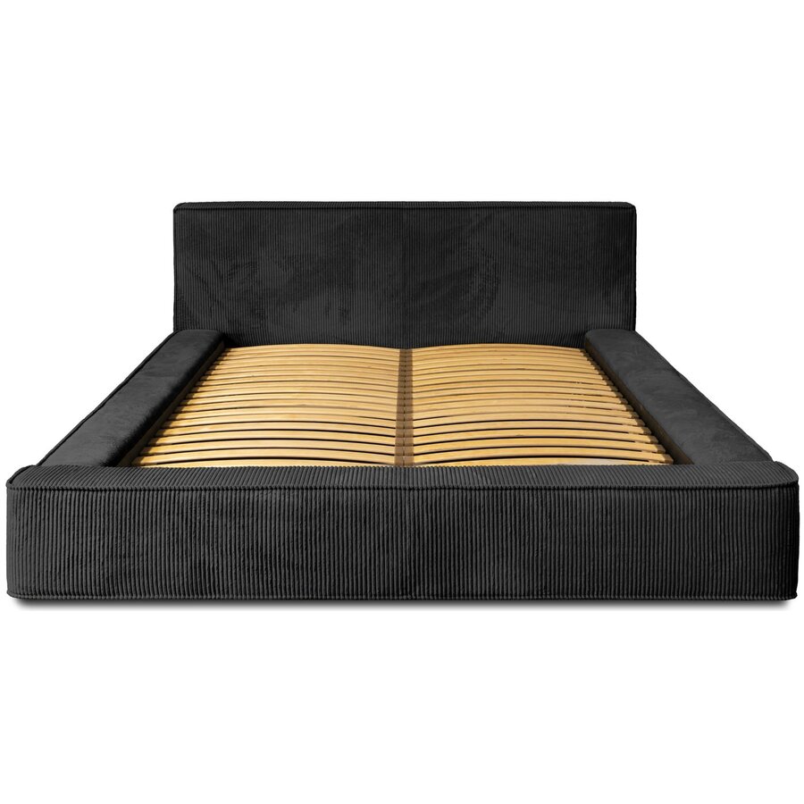 Harmon 140x200 cm Gestoffeerd Bed Zwart Harmon 140x200 cm Gestoffeerd Bed Zwart