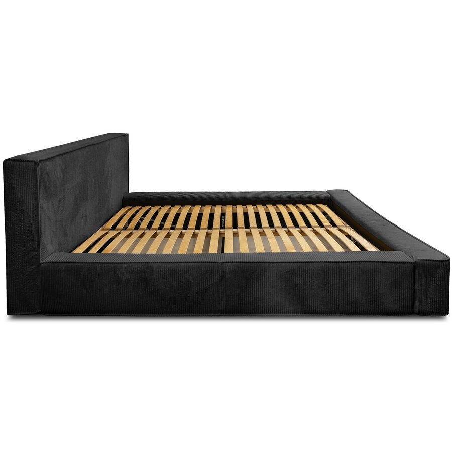 Harmon 140x200 cm Gestoffeerd Bed Zwart Harmon 140x200 cm Gestoffeerd Bed Zwart
