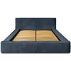 Harmon 140x200 cm Gestoffeerd Bed Navy Blauw
