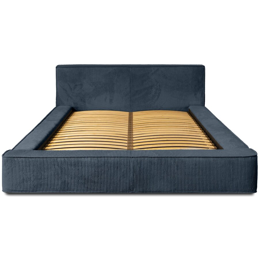 Harmon 180x200 cm Gestoffeerd Bed Navy Blauw Harmon 180x200 cm Gestoffeerd Bed Navy Blauw