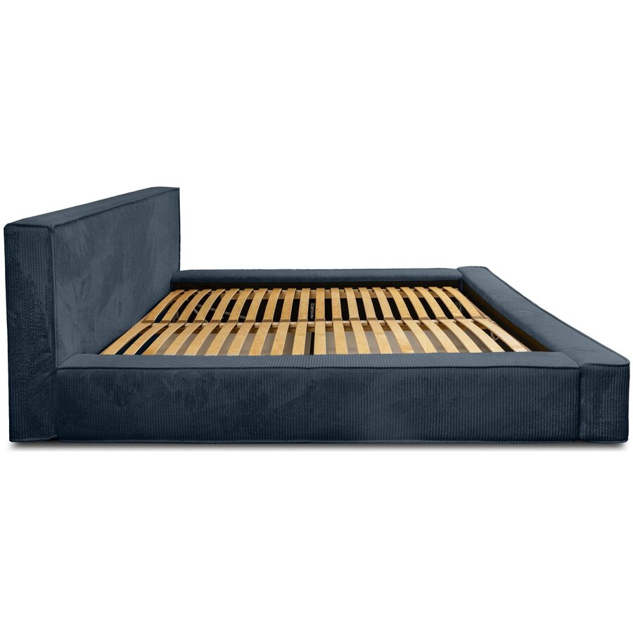 Harmon 180x200 cm Gestoffeerd Bed Navy Blauw Harmon 180x200 cm Gestoffeerd Bed Navy Blauw