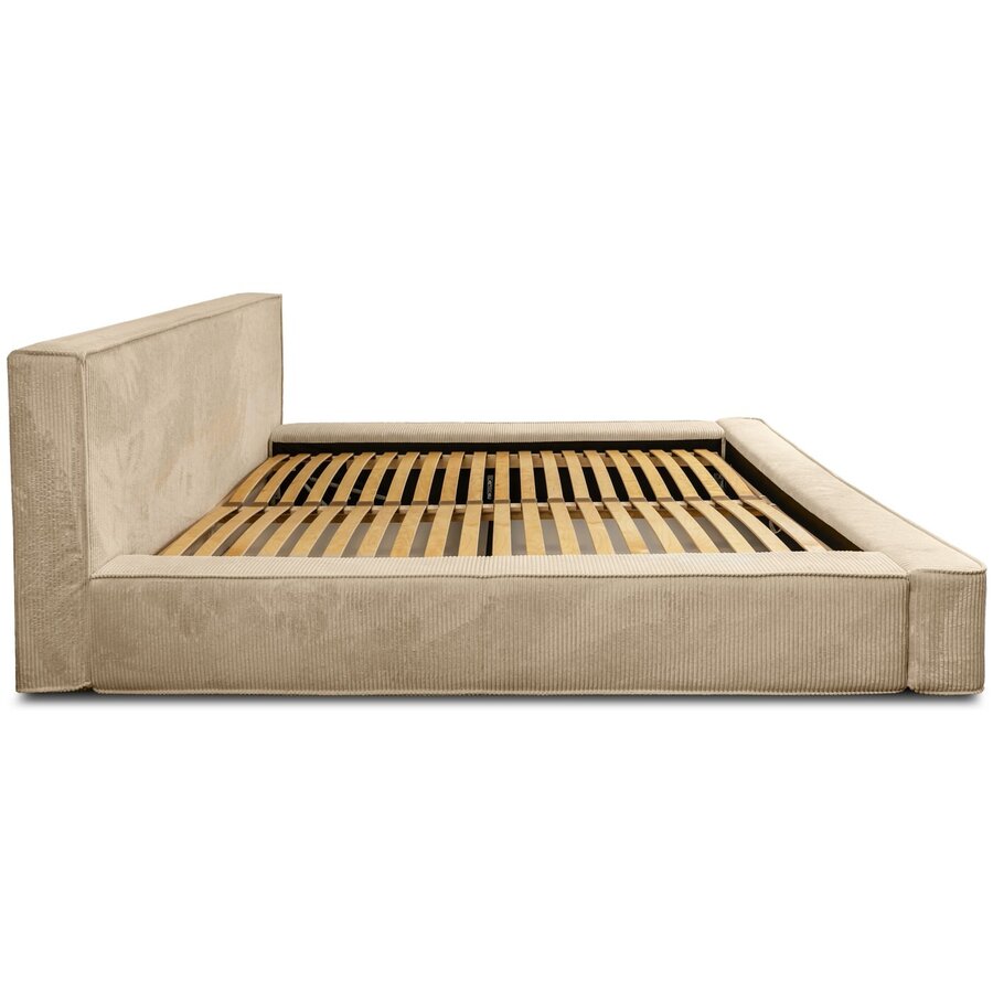 Harmon 180 x 200 cm Gestoffeerd Bed Beige Harmon 180 x 200 cm Gestoffeerd Bed Beige