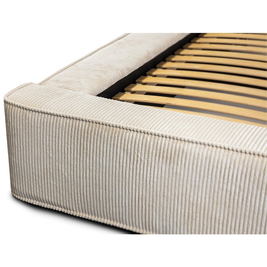 Harmon 180 x 200 cm Gestoffeerd Bed Beige Harmon 180 x 200 cm Gestoffeerd Bed Beige