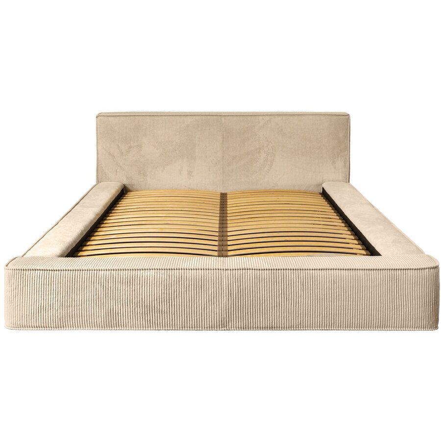 Harmon 180 x 200 cm Gestoffeerd Bed Beige Harmon 180 x 200 cm Gestoffeerd Bed Beige