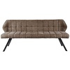 Raster Taupe Bouclé Eetkamerbank 180 cm