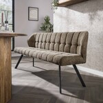 Davidi Design Raster Taupe Bouclé Eetkamerbank 180 cm Davidi Design Raster Taupe Bouclé Eetkamerbank 180 cm
