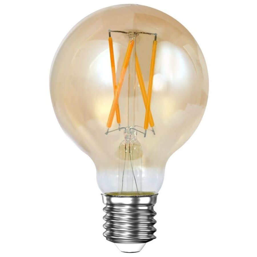 5x Bol LED Filament Lichtbron Ø7 Amber G70