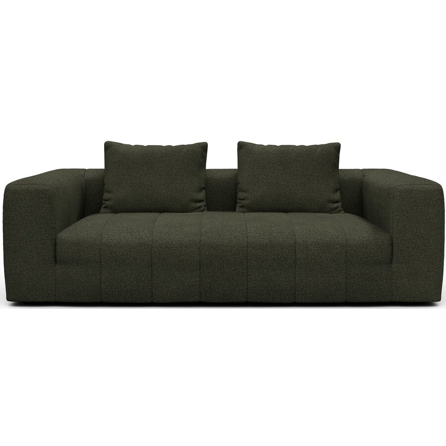 Kornum 3-zits Bank Bosgroen Bouclé Kornum 3-zits Bank Bosgroen Bouclé