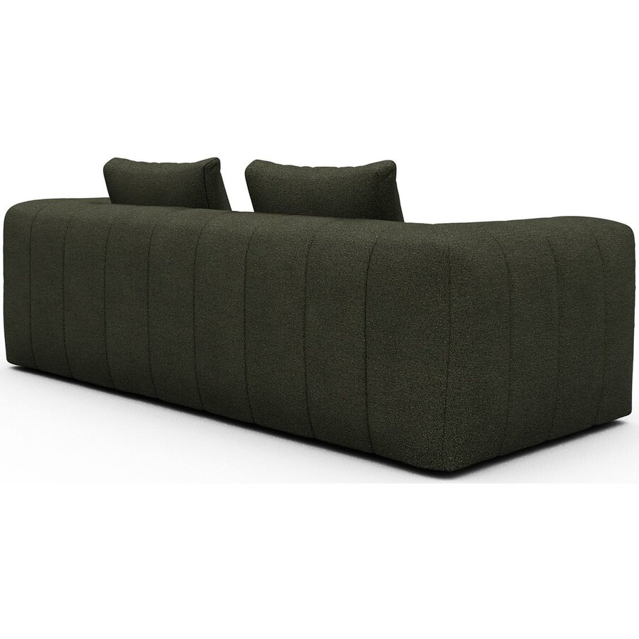 Kornum 3-zits Bank Bosgroen Bouclé Kornum 3-zits Bank Bosgroen Bouclé
