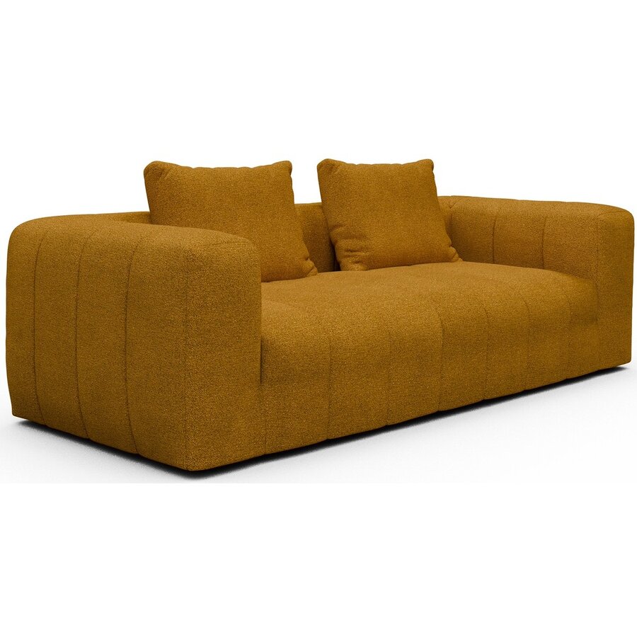 Kornum 3-zits Bank Oker Bouclé Kornum 3-zits Bank Oker Bouclé