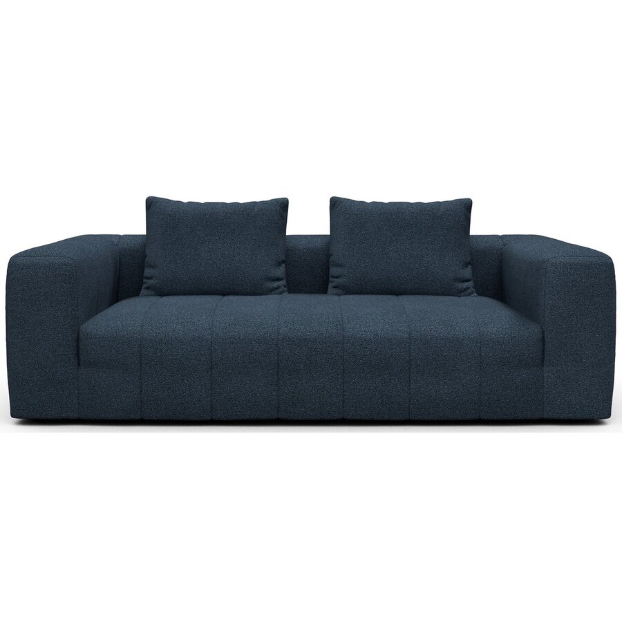 Kornum 3-zits Bank Blauw Bouclé Kornum 3-zits Bank Blauw Bouclé