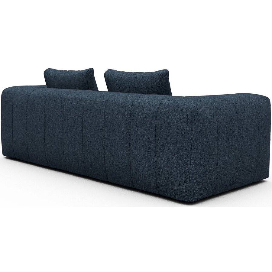 Kornum 3-zits Bank Blauw Bouclé Kornum 3-zits Bank Blauw Bouclé