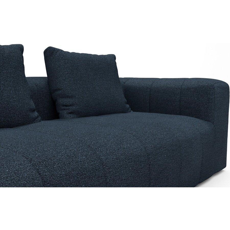 Kornum 3-zits Bank Blauw Bouclé Kornum 3-zits Bank Blauw Bouclé