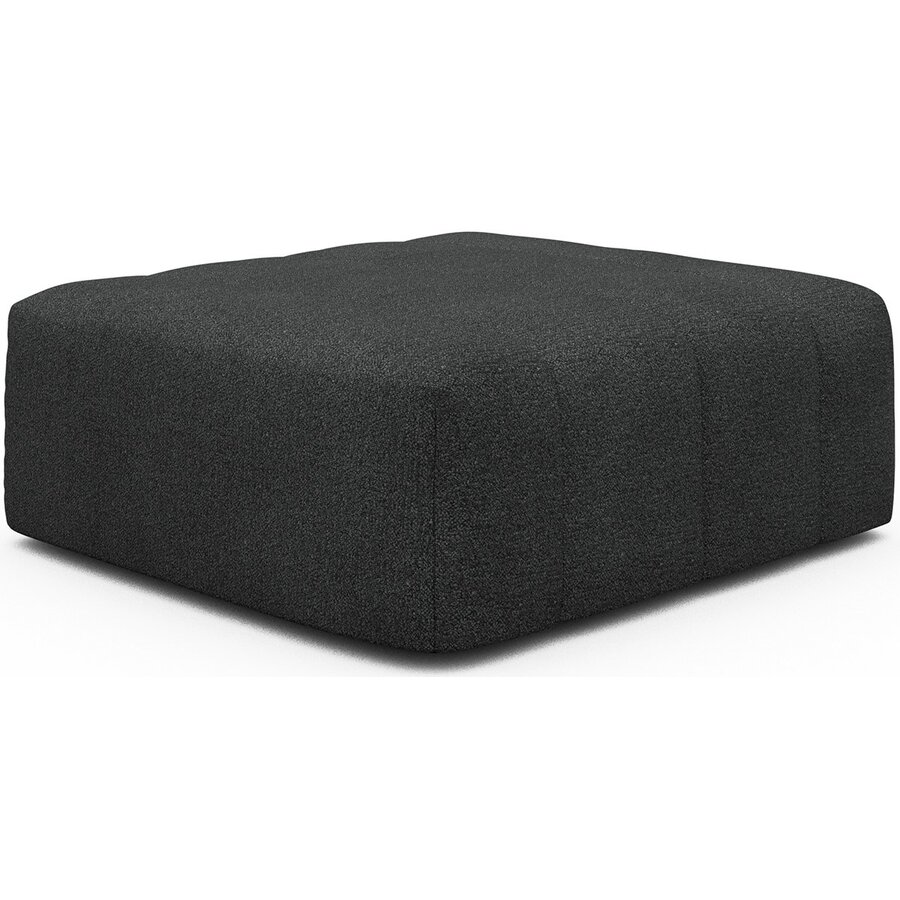 Kornum Ottoman Houtskool Zwart Bouclé Kornum Ottoman Houtskool Zwart Bouclé