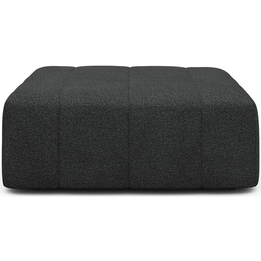 Kornum Ottoman Houtskool Zwart Bouclé Kornum Ottoman Houtskool Zwart Bouclé