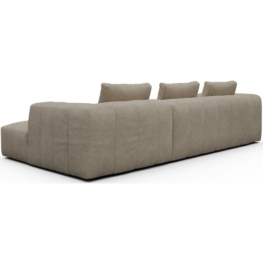 Kornum 2,5-Zits + Chaise Lounge Beige Bouclé Kornum 2,5-Zits + Chaise Lounge Beige Bouclé