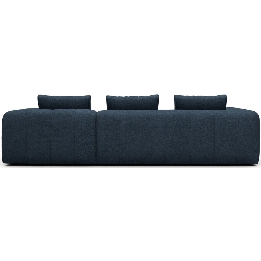 Kornum 2,5-Zits + Chaise Lounge Blauw Bouclé Kornum 2,5-Zits + Chaise Lounge Blauw Bouclé