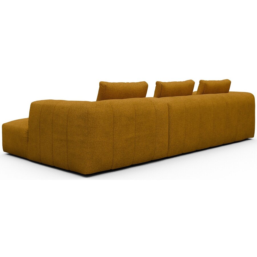 Kornum 2,5-Zits + Chaise Lounge Oker Bouclé Kornum 2,5-Zits + Chaise Lounge Oker Bouclé