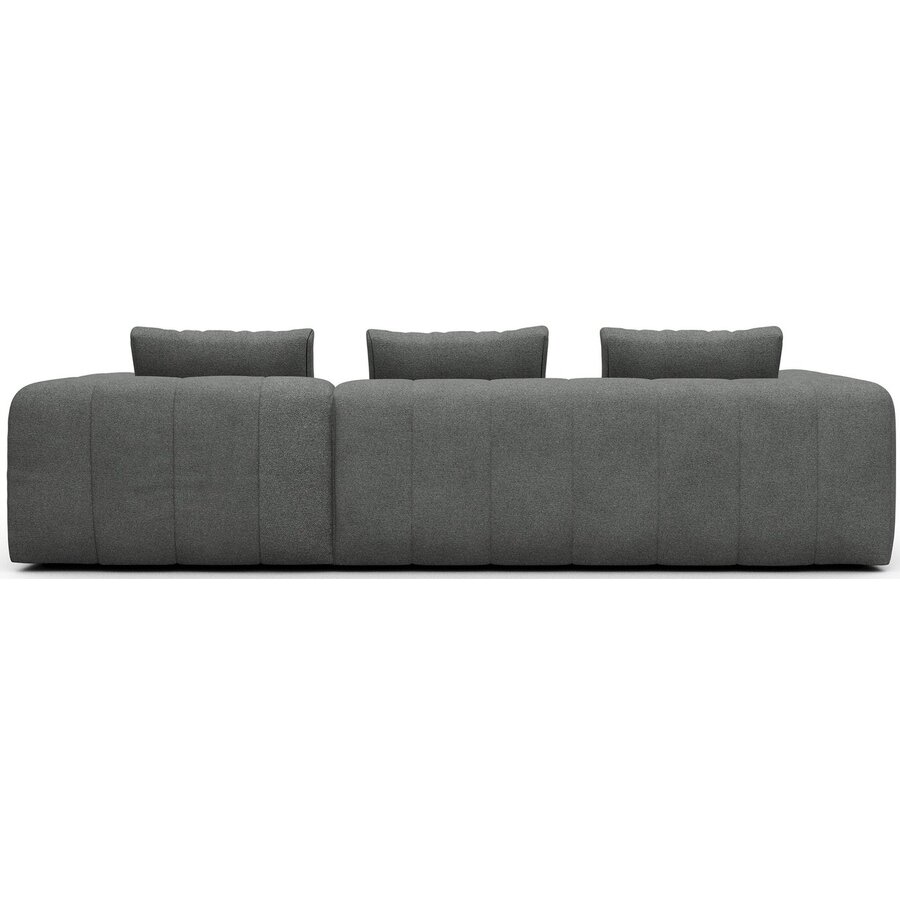 Kornum 2,5-Zits + Chaise Lounge Grijs Bouclé Kornum 2,5-Zits + Chaise Lounge Grijs Bouclé