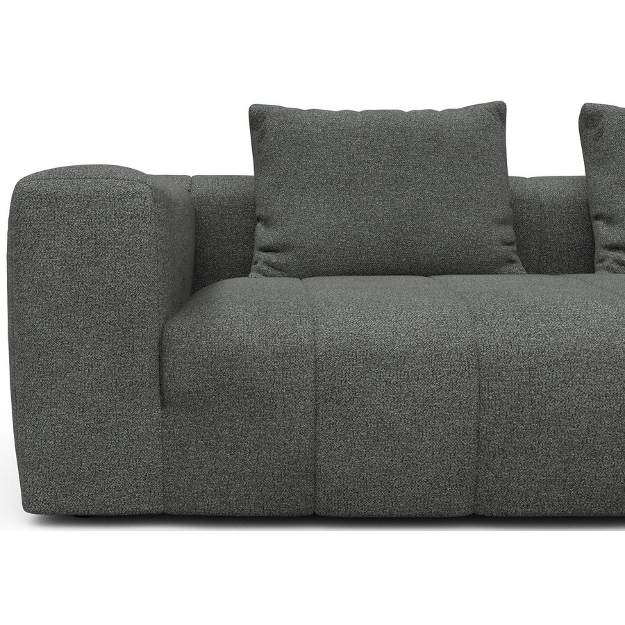 Kornum 2,5-Zits + Chaise Lounge Grijs Bouclé Kornum 2,5-Zits + Chaise Lounge Grijs Bouclé