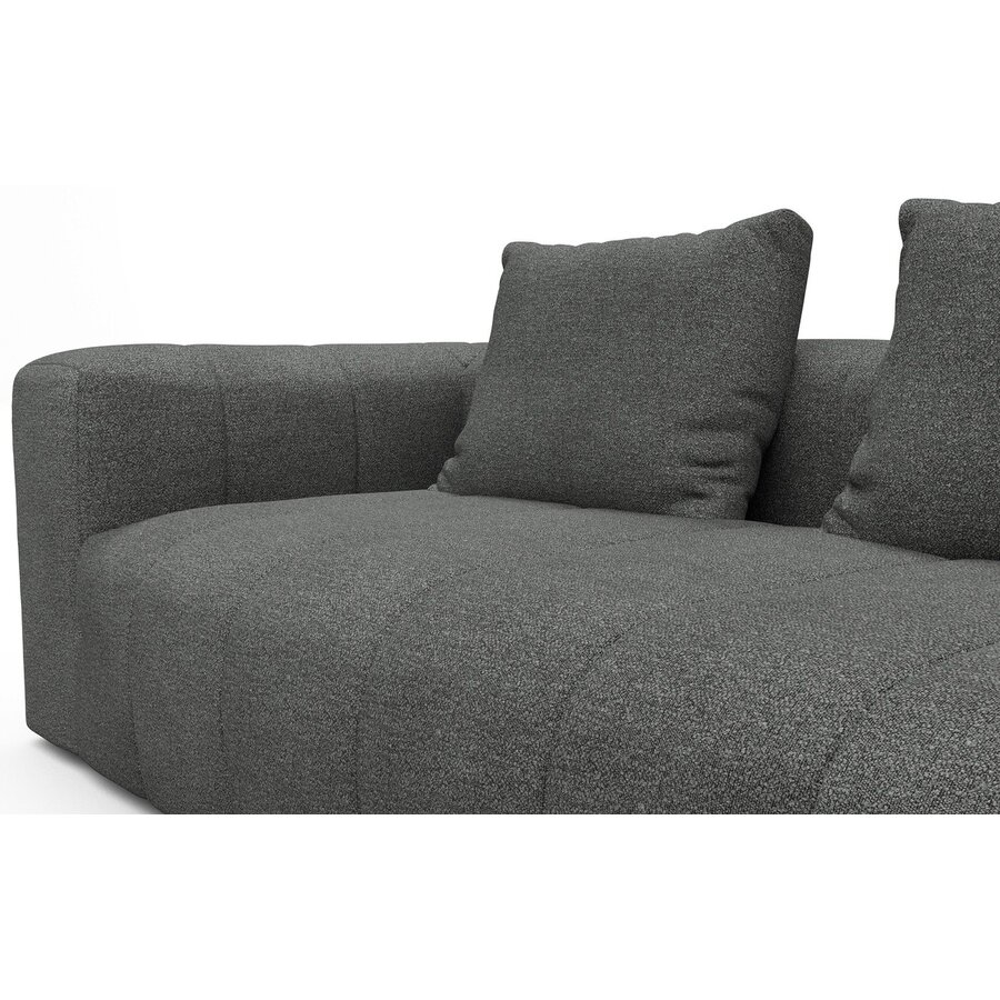 Kornum 2,5-Zits + Chaise Lounge Grijs Bouclé Kornum 2,5-Zits + Chaise Lounge Grijs Bouclé