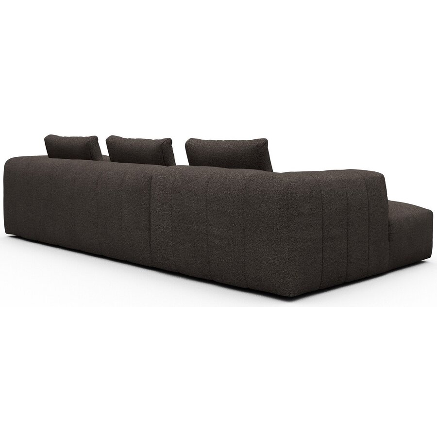Kornum Chaise Lounge + 2,5-Zits Taupe Bouclé Kornum Chaise Lounge + 2,5-Zits Taupe Bouclé
