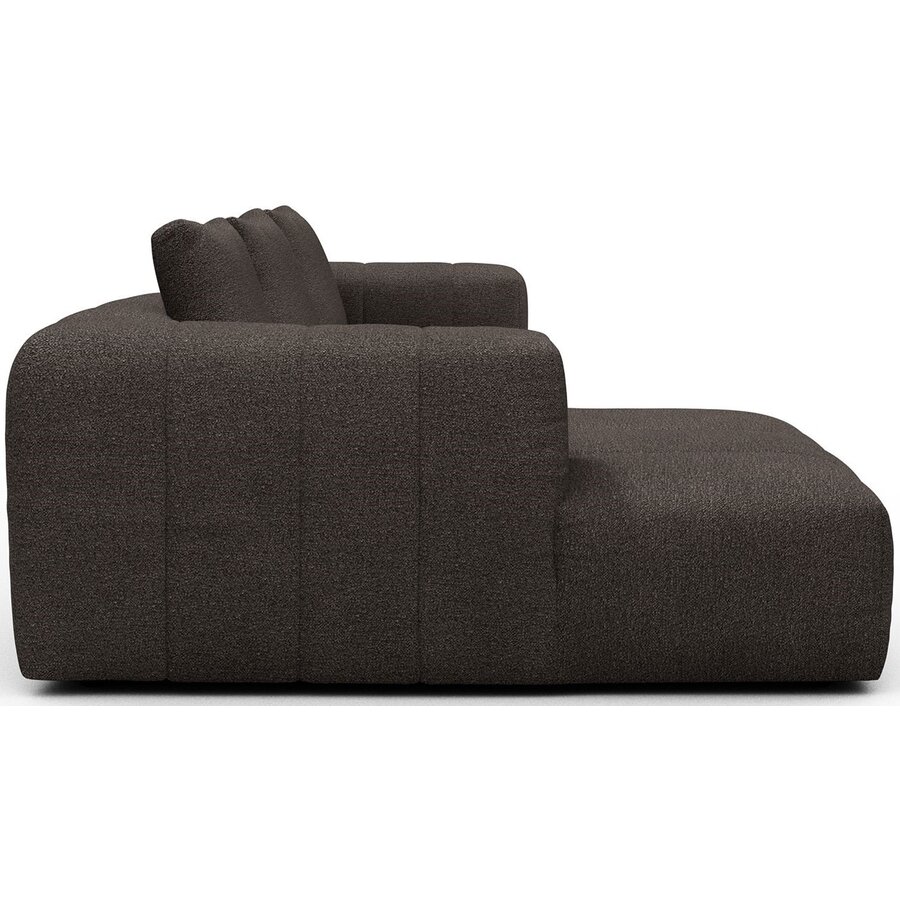Kornum Chaise Lounge + 2,5-Zits Taupe Bouclé Kornum Chaise Lounge + 2,5-Zits Taupe Bouclé