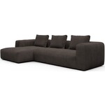 Kragelund Kornum Chaise Lounge + 2,5-Zits Taupe Bouclé Kragelund Kornum Chaise Lounge + 2,5-Zits Taupe Bouclé