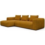 Kragelund Kornum Chaise Lounge + 2,5-Zits Oker Bouclé Kragelund Kornum Chaise Lounge + 2,5-Zits Oker Bouclé