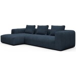 Kragelund Kornum Chaise Lounge + 2,5-Zits Blauw Bouclé Kragelund Kornum Chaise Lounge + 2,5-Zits Blauw Bouclé