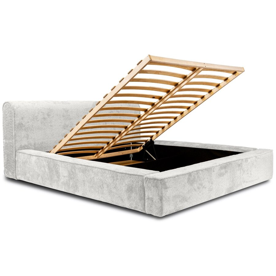 Fatima 160 x 200 cm Gestoffeerd Bed Ivory Fatima 160 x 200 cm Gestoffeerd Bed Ivory