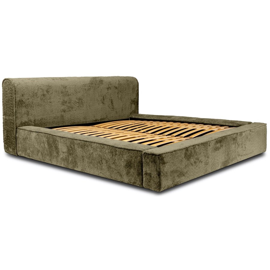 Fatima 140 x 200 cm Gestoffeerd Bed Olijfgroen Fatima 140 x 200 cm Gestoffeerd Bed Olijfgroen