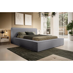 Trae Mobler Fatima 140 x 200 cm Gestoffeerd Bed Tingrijs Trae Mobler Fatima 140 x 200 cm Gestoffeerd Bed Tingrijs