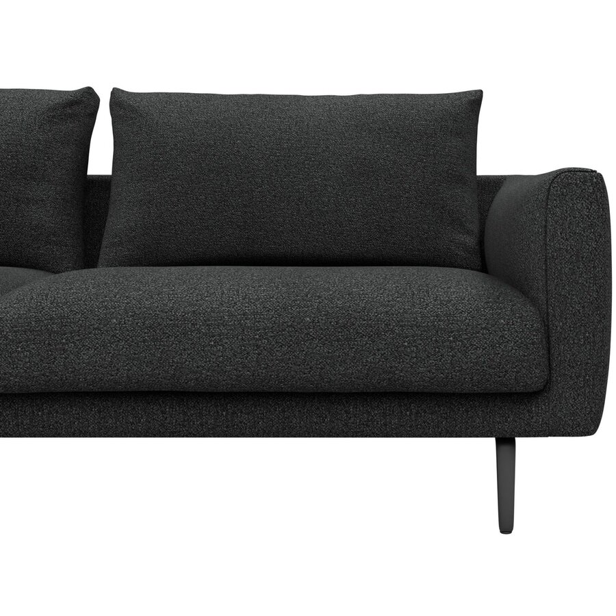 Dalsen 2,5-zits Bank Houtskool Zwart Bouclé Dalsen 2,5-zits Bank Houtskool Zwart Bouclé