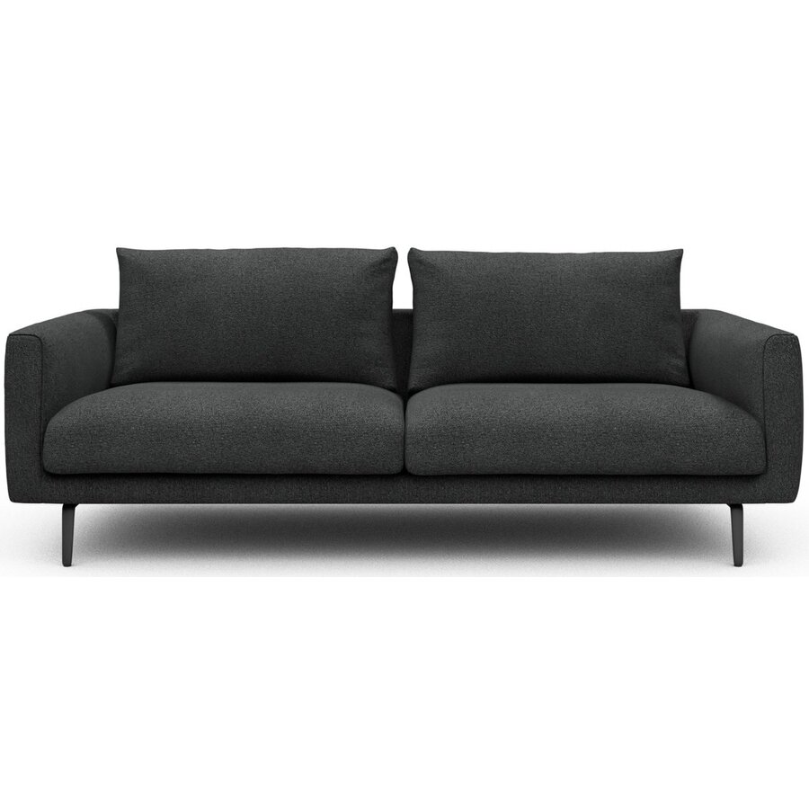 Dalsen 3-zits Bank Houtskool Zwart Bouclé Dalsen 3-zits Bank Houtskool Zwart Bouclé