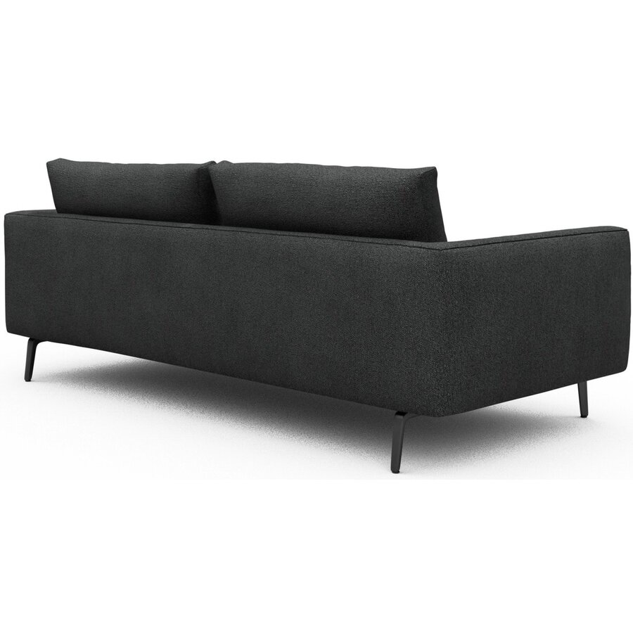 Dalsen 3-zits Bank Houtskool Zwart Bouclé Dalsen 3-zits Bank Houtskool Zwart Bouclé