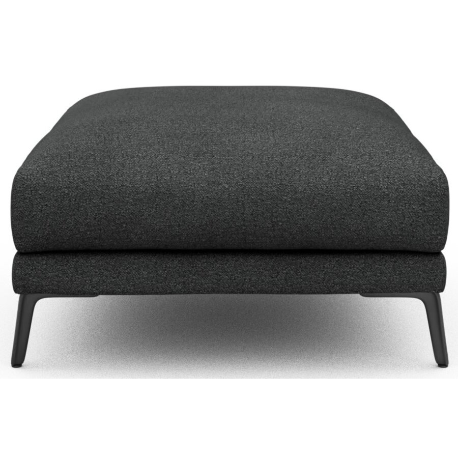 Dalsen Ottoman Houtskool Zwart Bouclé Dalsen Ottoman Houtskool Zwart Bouclé