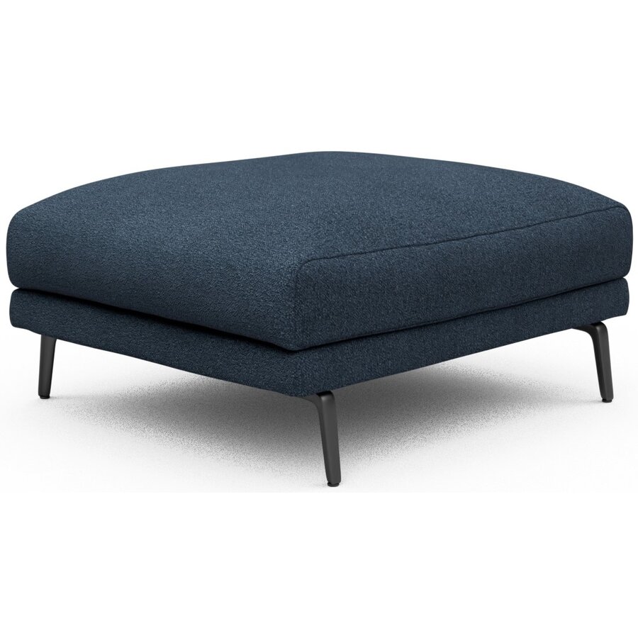 Dalsen Ottoman Blauw Bouclé