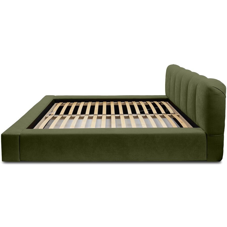 Dallas 140 x 200 cm Gestoffeerd Bed Bosgroen Dallas 140 x 200 cm Gestoffeerd Bed Bosgroen