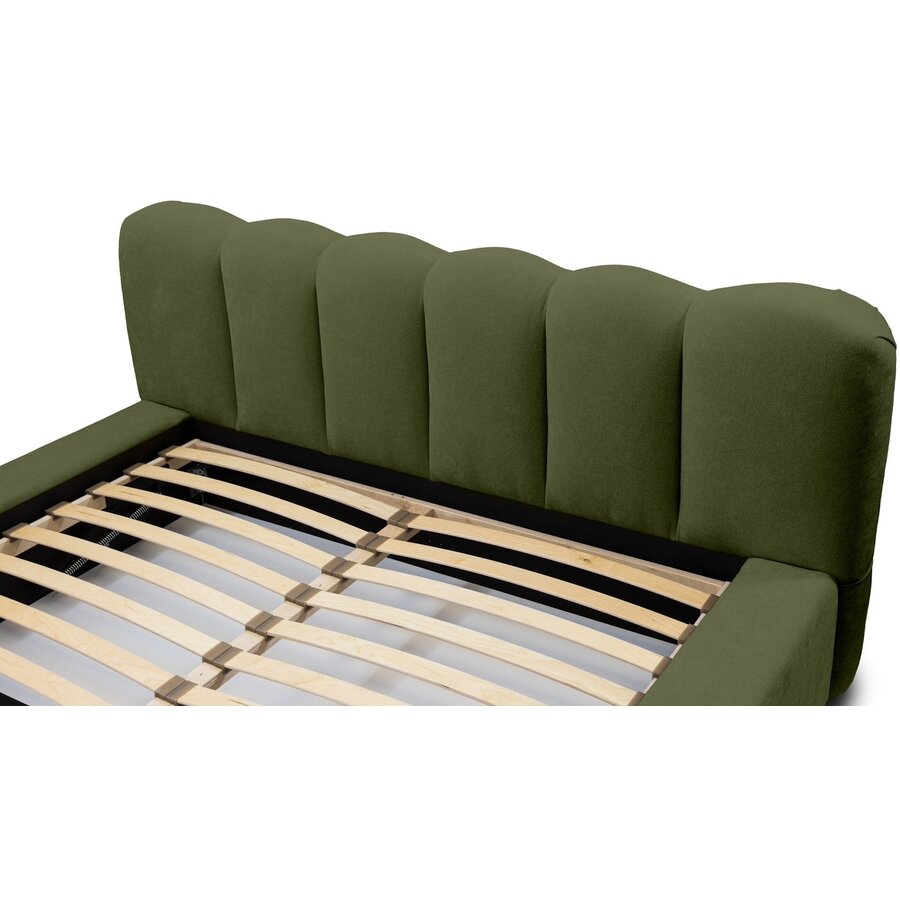 Dallas 160 x 200 cm Gestoffeerd Bed Bosgroen Dallas 160 x 200 cm Gestoffeerd Bed Bosgroen