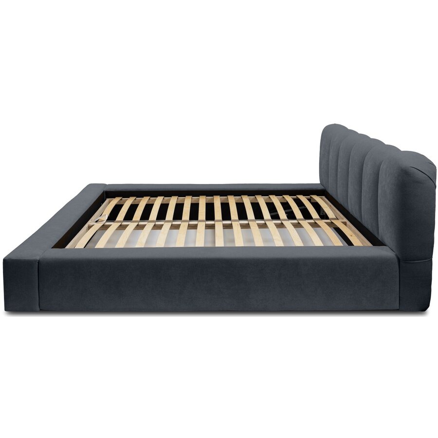 Dallas 180 x 200 cm Gestoffeerd Bed Donkerblauw Dallas 180 x 200 cm Gestoffeerd Bed Donkerblauw