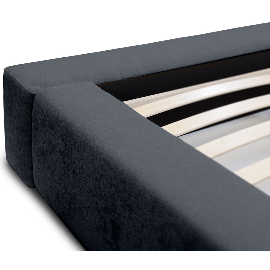 Dallas 180 x 200 cm Gestoffeerd Bed Donkerblauw Dallas 180 x 200 cm Gestoffeerd Bed Donkerblauw