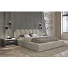 Dallas 160 x 200 cm Gestoffeerd Bed Taupe